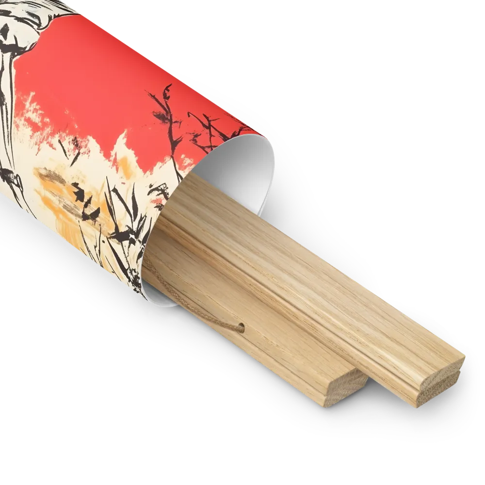 Journey Beyond the Horizon | Poster With Oak Wood Hanger | 10″×10″
