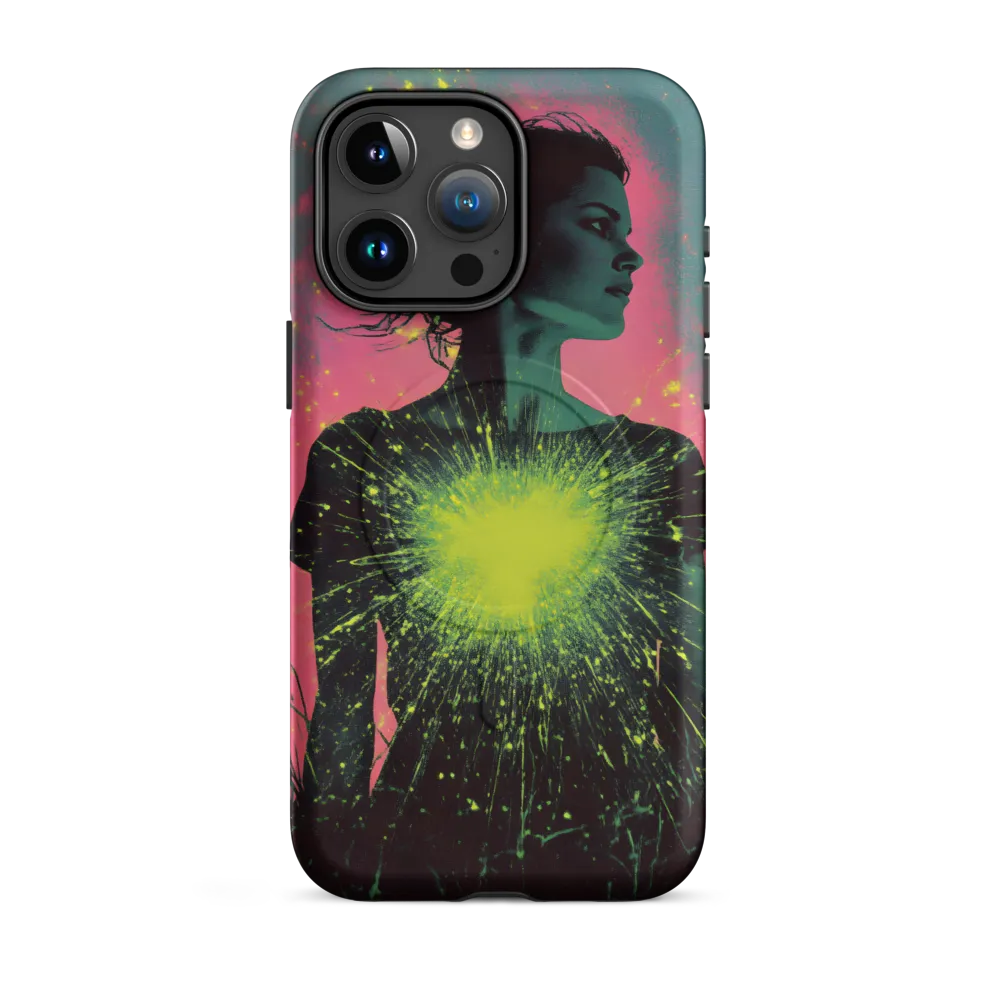 Cosmic Heart: A Surreal Portrait of Strength