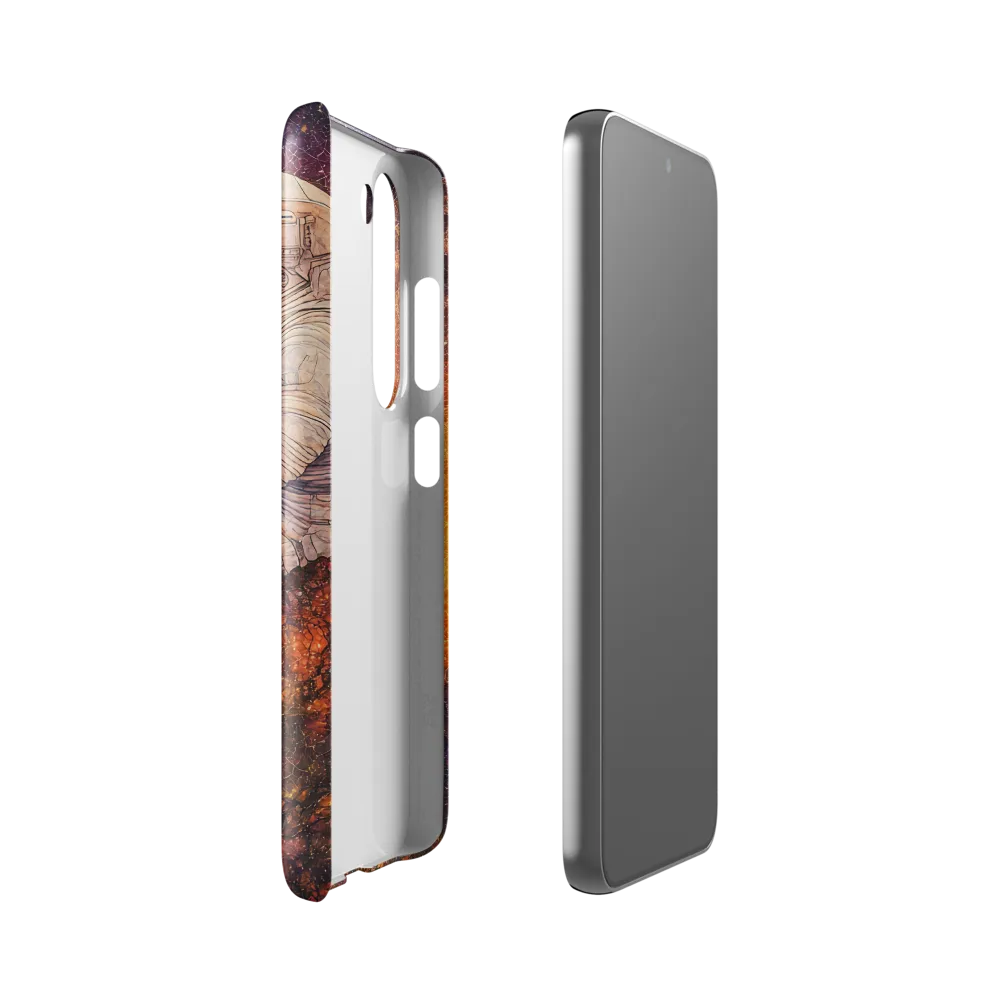 Cosmic Contemplation | Phone Case |  S23 | Snap Case | Glossy