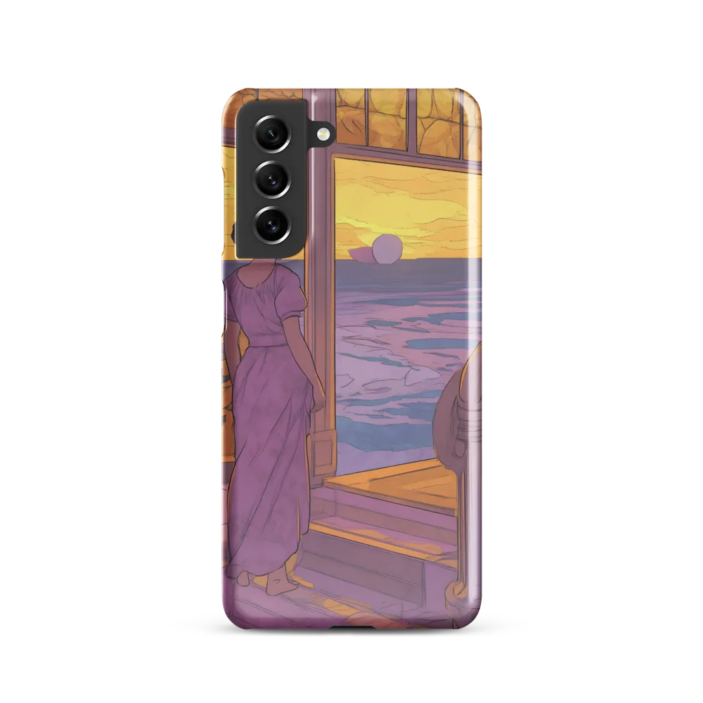 Whispers of the Sunset | Phone Case |  S21 | Snap Case | Glossy