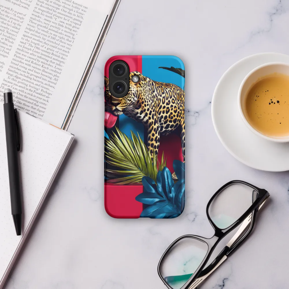 Playful Leopard in Vibrant Paradise