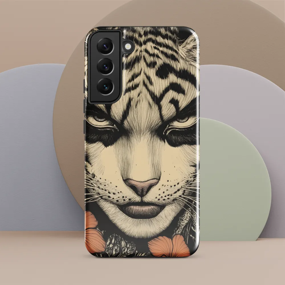 Feline Majesty: The Human-Leopard Connection | Phone Case |  S22 Plus | Tough Case | Glossy