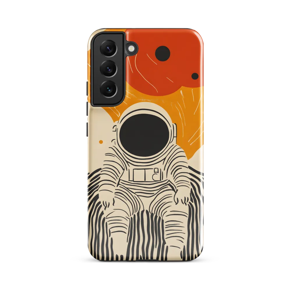 Astronaut in Cosmic Thoughts | Phone Case |  S22 Plus | Tough Case | Glossy