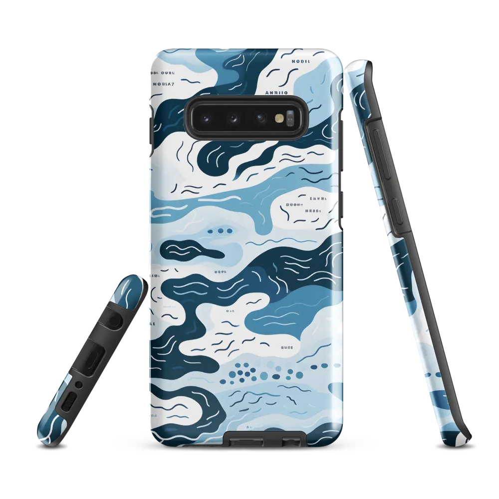 Flowing Waters: An Abstract Journey | Phone Case |  S10 Plus | Tough Case | Glossy