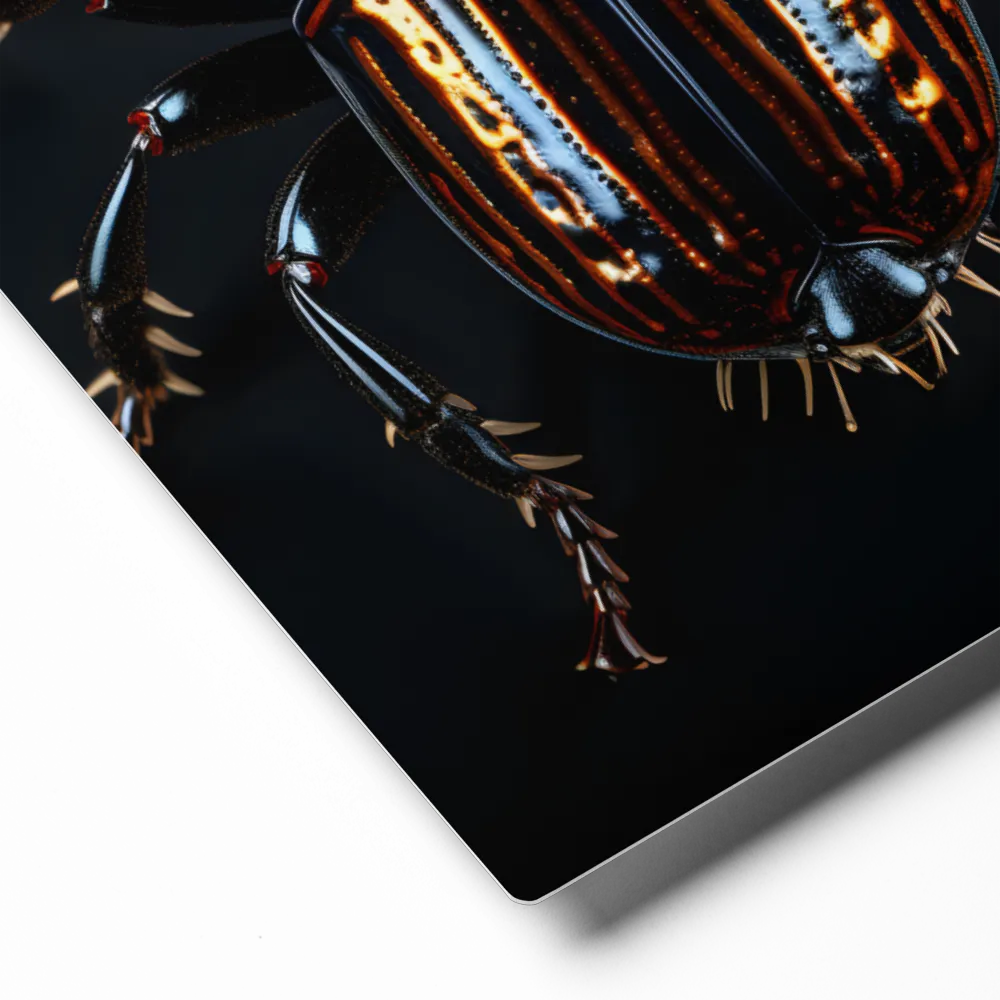 Luminous Insect Majesty | Metal Print | 8″×10″