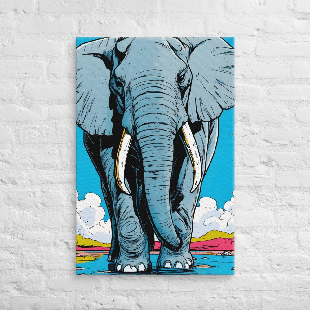 Majestic Presence: The Elephant | Canvas | 24″×36″