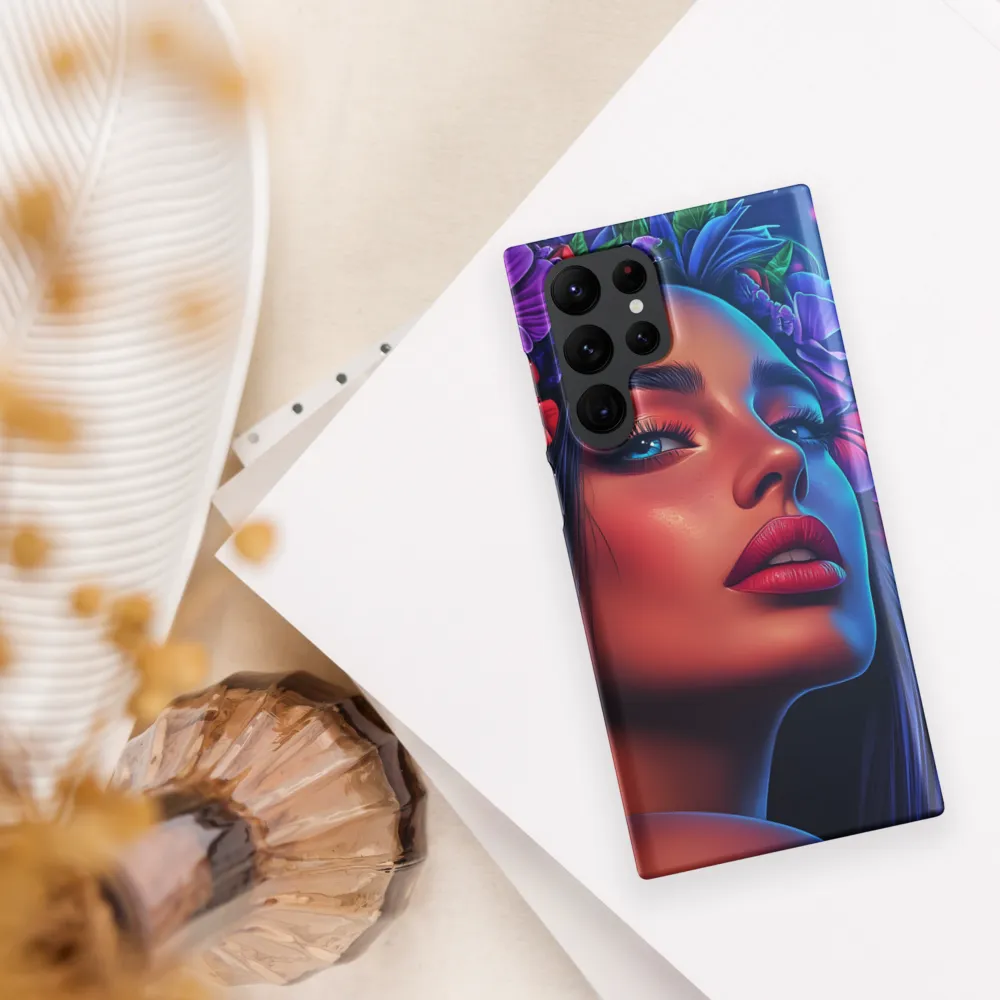 Radiance of the Floral Queen | Phone Case |  S22 Ultra | Snap Case | Matte