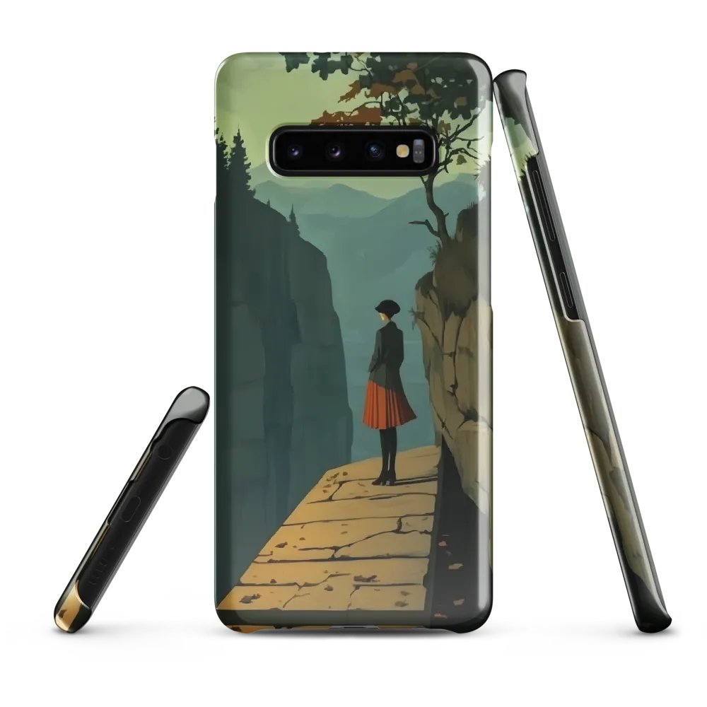 Contemplation at the Edge | Phone Case |  S10 Plus | Snap Case | Glossy