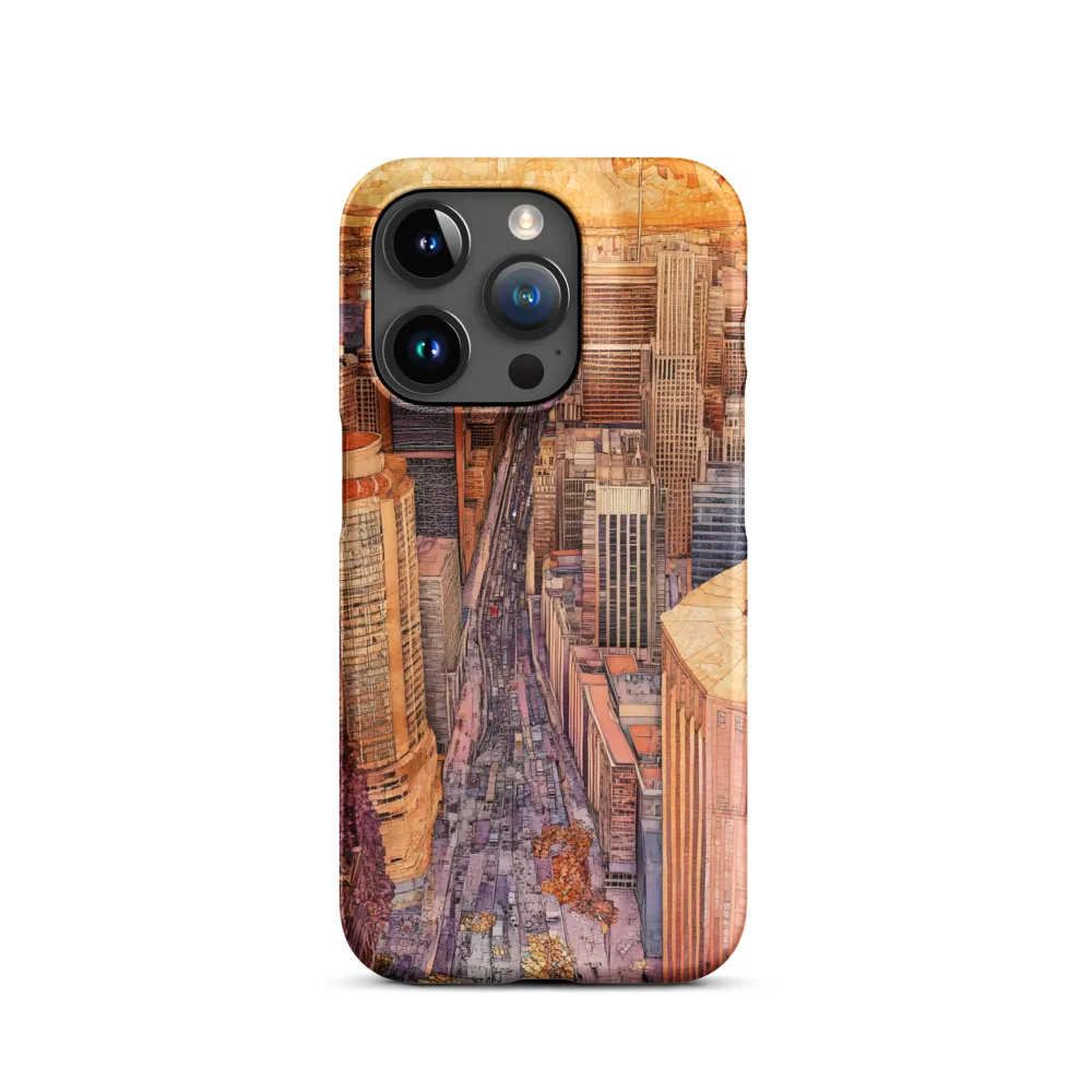 Mosaic Cityscape at Dusk