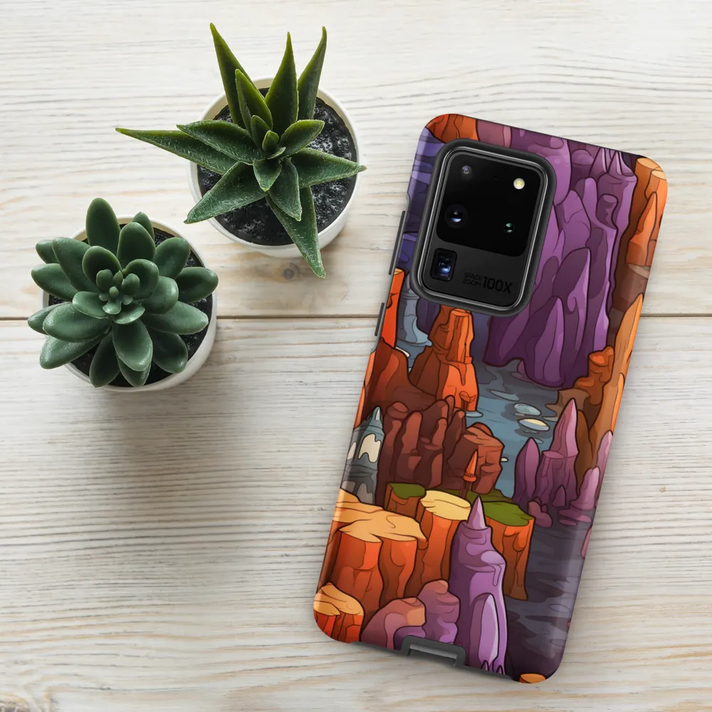Vibrant Rockscape: A Digital Odyssey