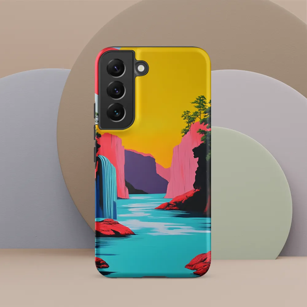 Dreamscape of Pink Cliffs and Turquoise Waters