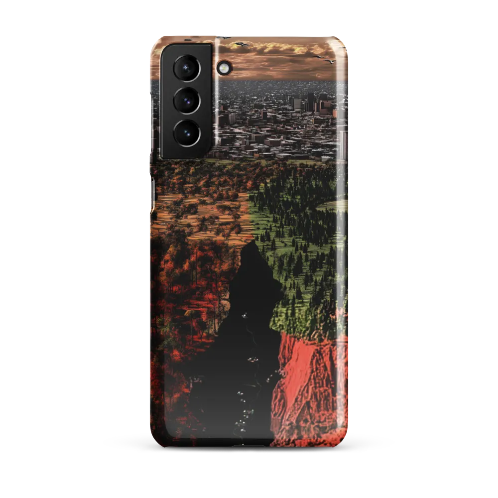 Harmony and Dissonance: A Landscape of Contrasts | Phone Case |  S21 Plus | Snap Case | Glossy
