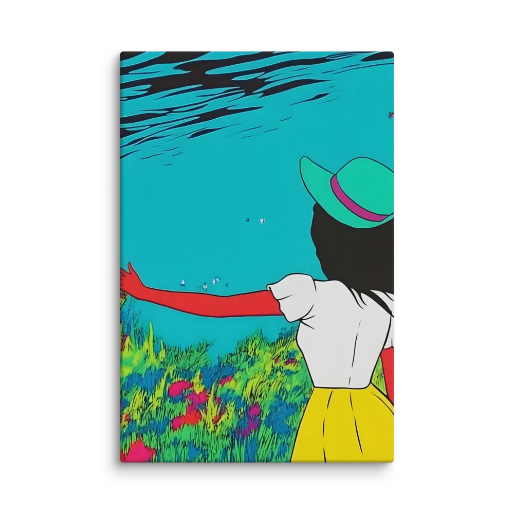 Whimsical Encounter | Canvas | 8″×12″