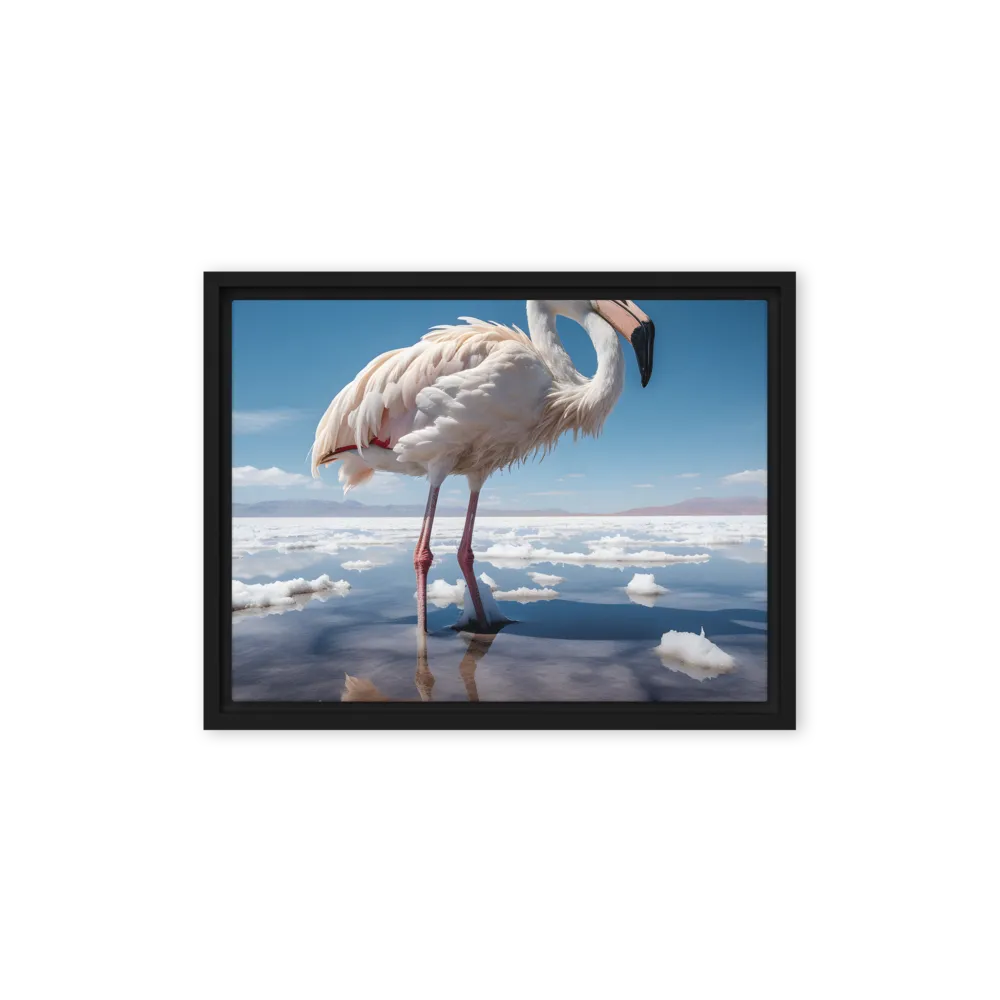 Graceful Solitude of a Flamingo