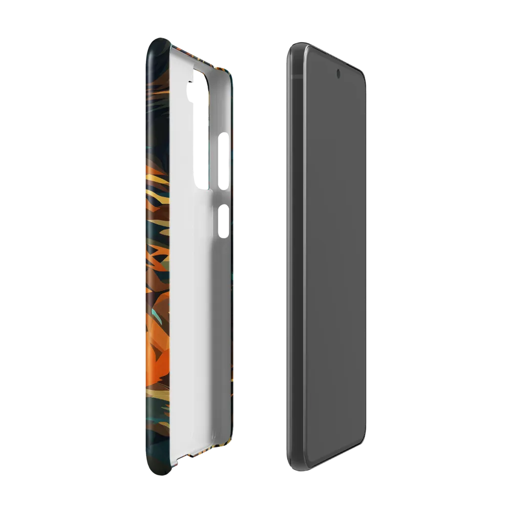 Wild Symphony: Abstract Tigers | Phone Case |  S21 FE | Snap Case | Glossy