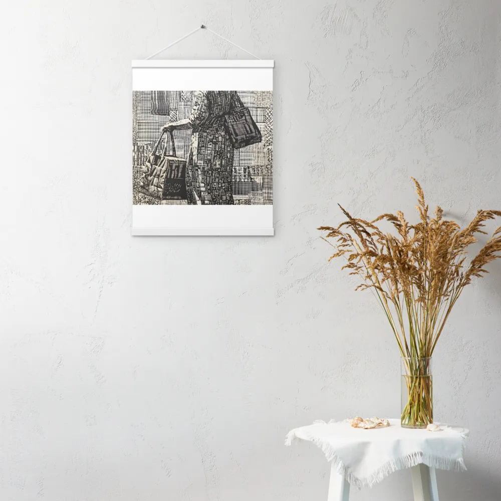 Urban Reflections: A Shopping Narrative | Poster With White Wood Hanger | 16″×20″