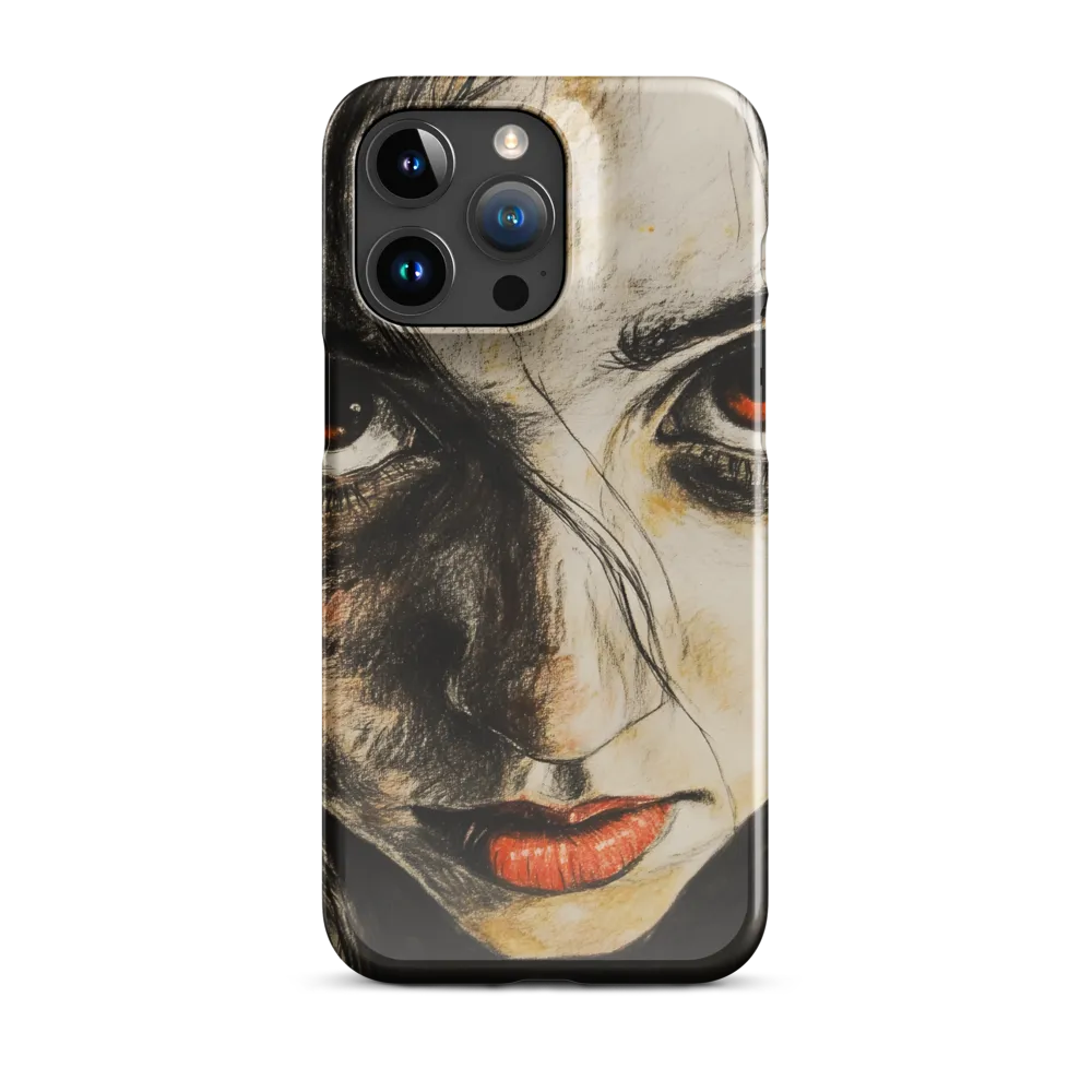 Gaze of Intensity | Phone Case |  15 Pro Max | Snap Case | Glossy