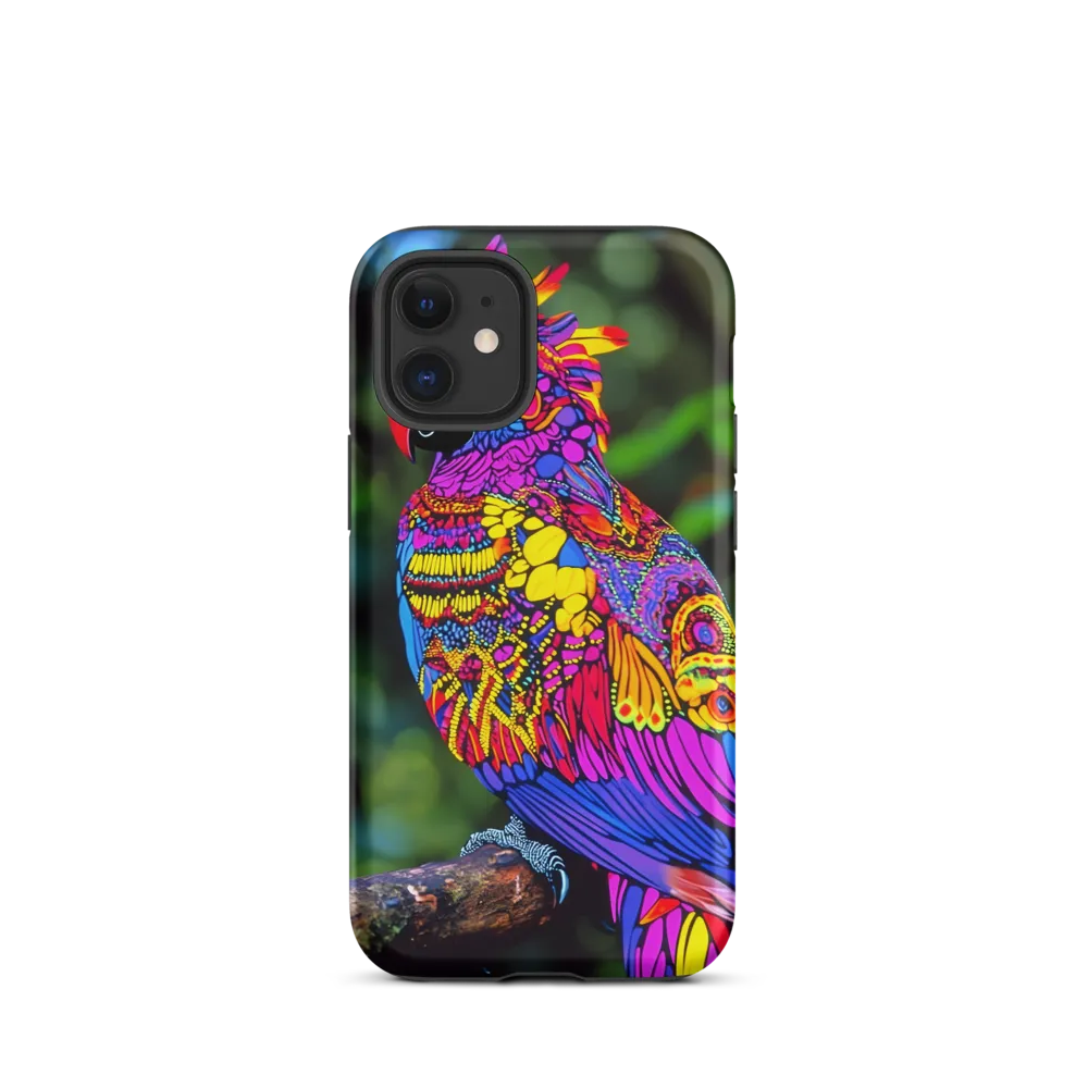 Vibrant Psychedelic Parrot