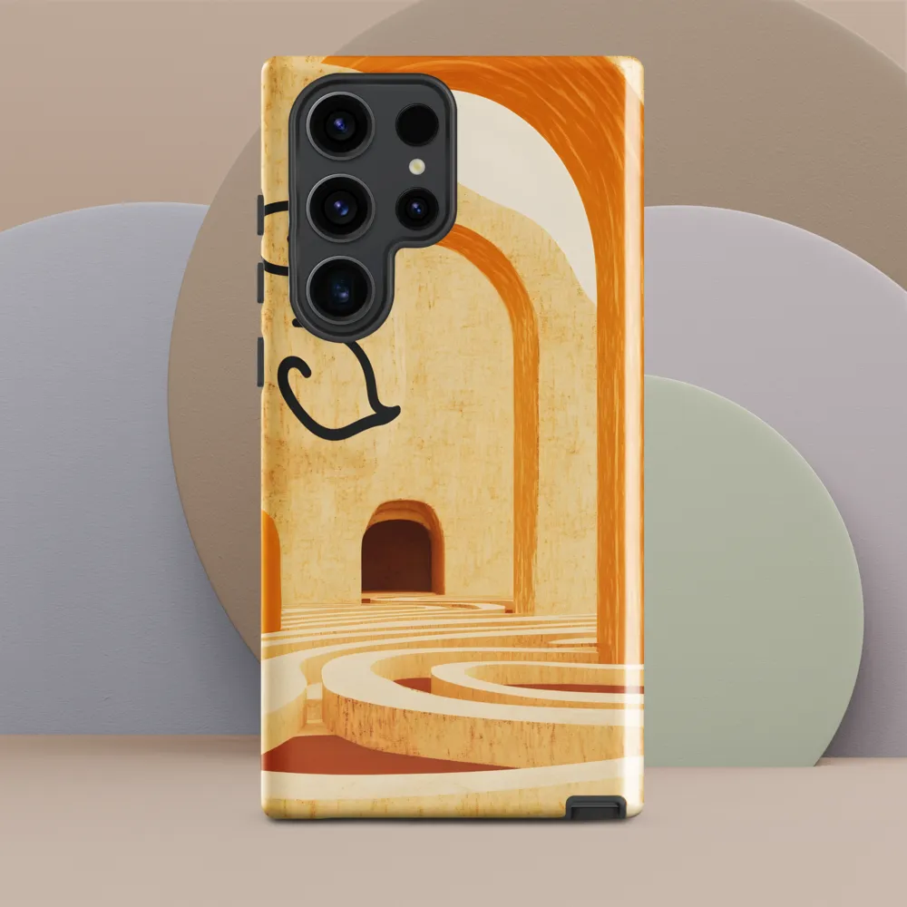 Whimsical Arches in a Beige Dreamscape