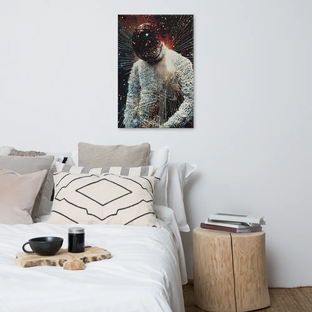 Ethereal Astronaut: A Journey Through the Cosmos | Canvas | 24″×36″