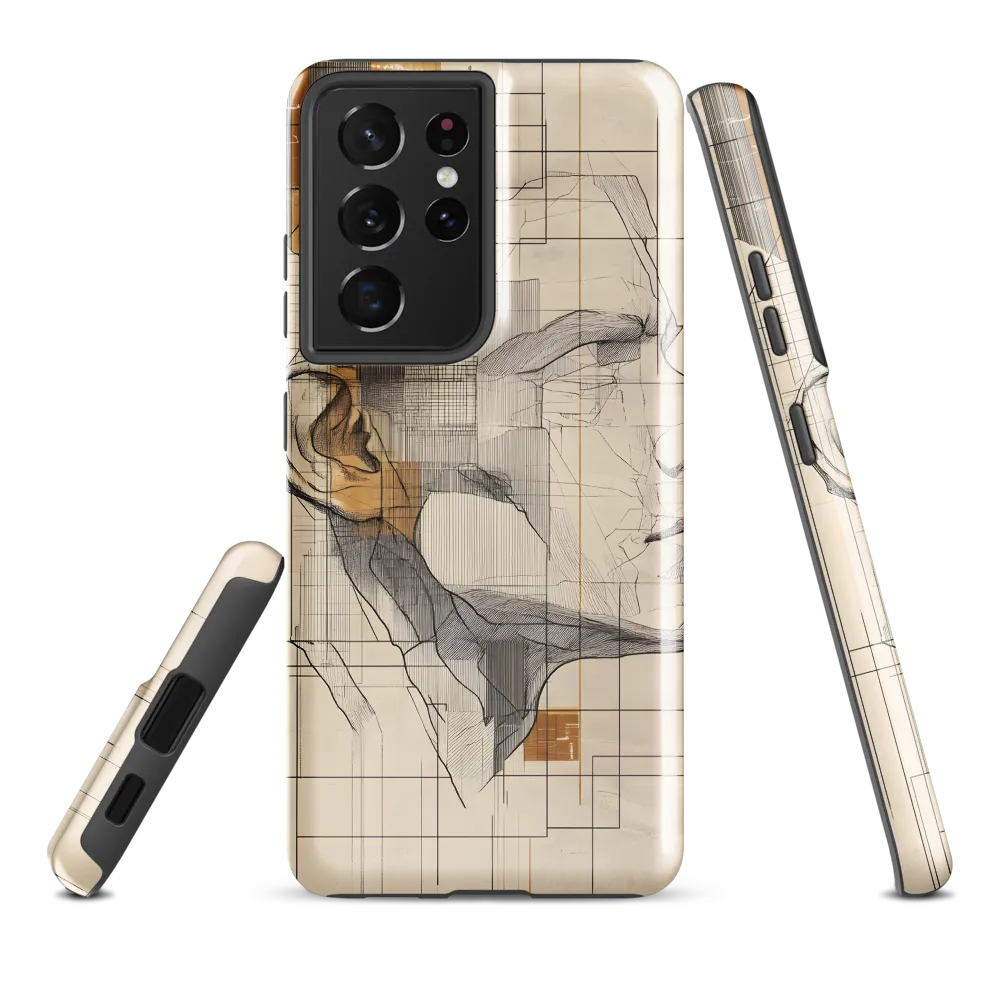 Geometric Reverie | Phone Case |  S21 Ultra | Tough Case | Glossy