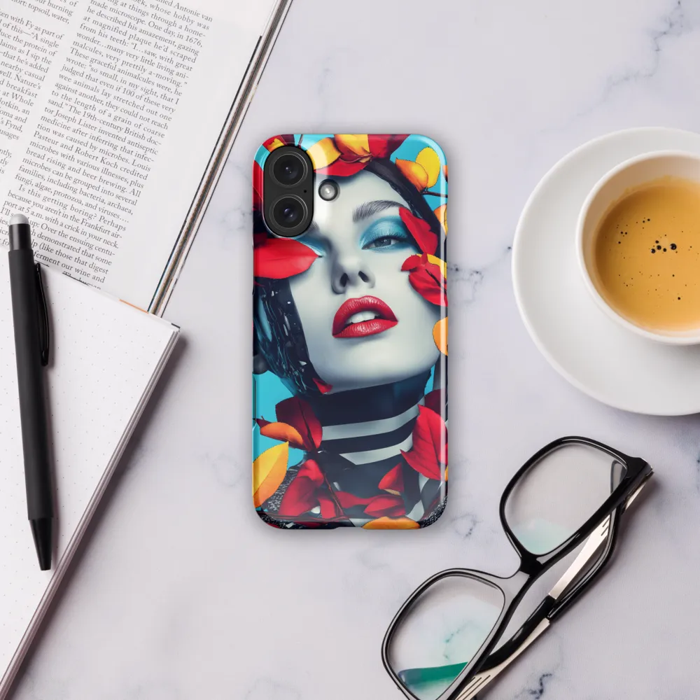 Futuristic Fusion: Nature Meets Technology | Phone Case |  16 Plus | Snap Case | Glossy