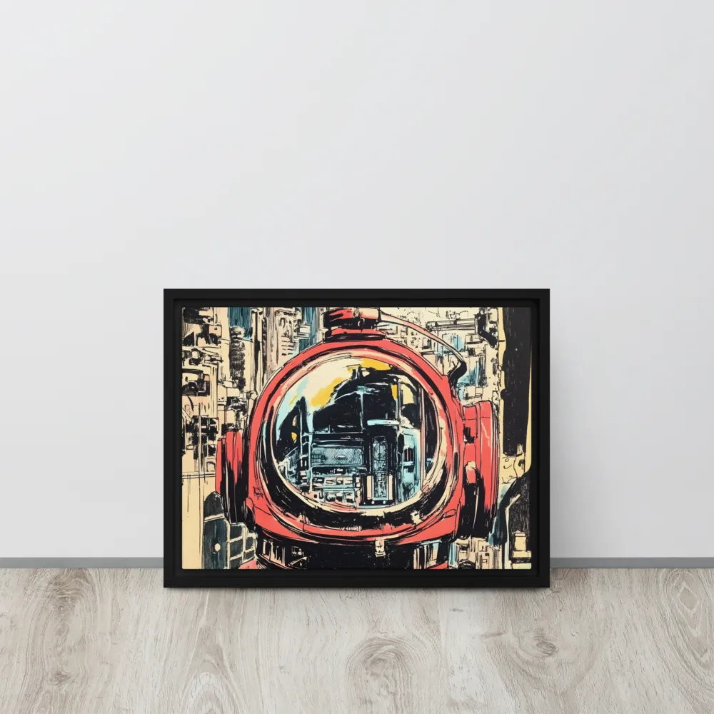 Reflections of Tomorrow | Canvas with Black Frame | 12″×16″