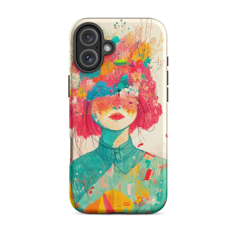 Whimsical Floral Portrait