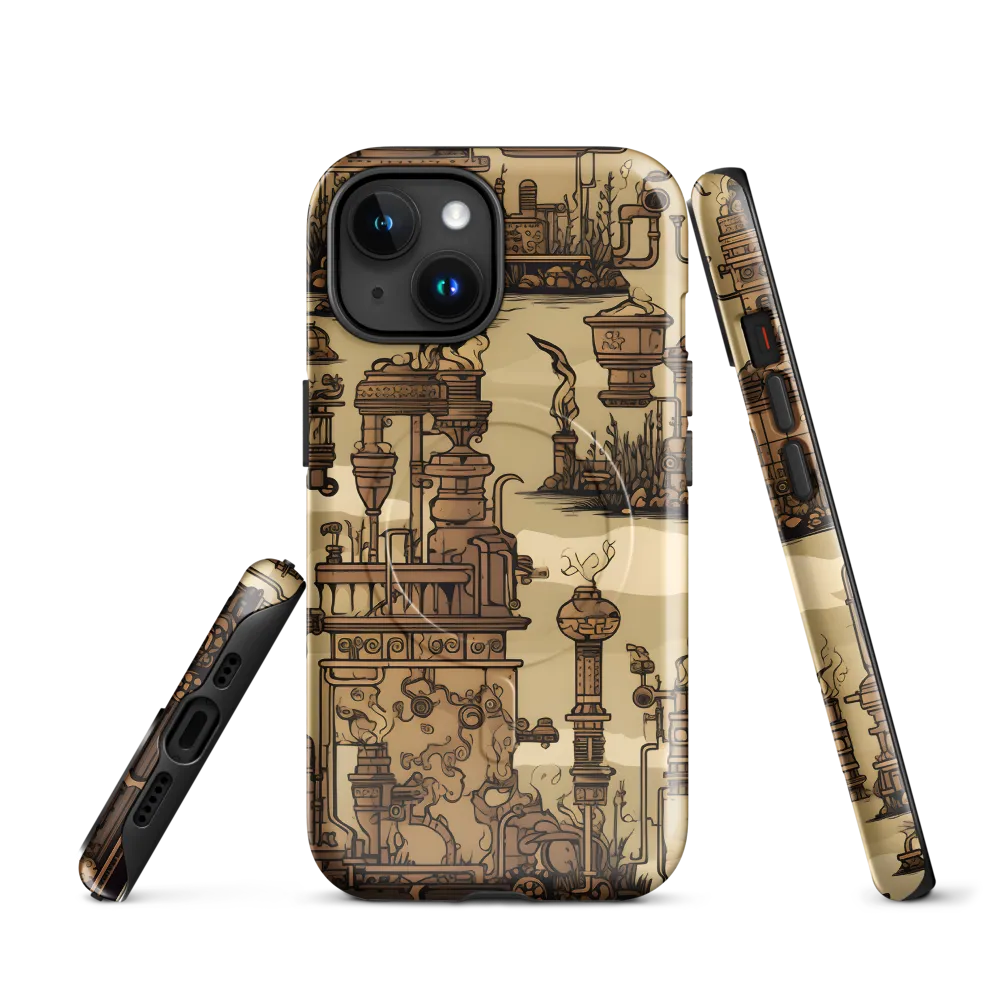 Whimsical Industrial Landscape