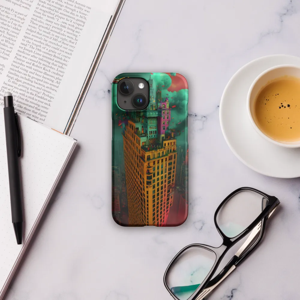 Architectural Dreams: A Surreal Cityscape | Phone Case |  15 | Snap Case | Matte