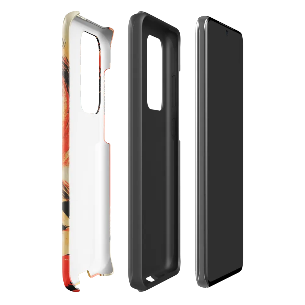 Intense Gaze: A Pop Art Portrait | Phone Case |  S20 Ultra | Tough Case | Glossy