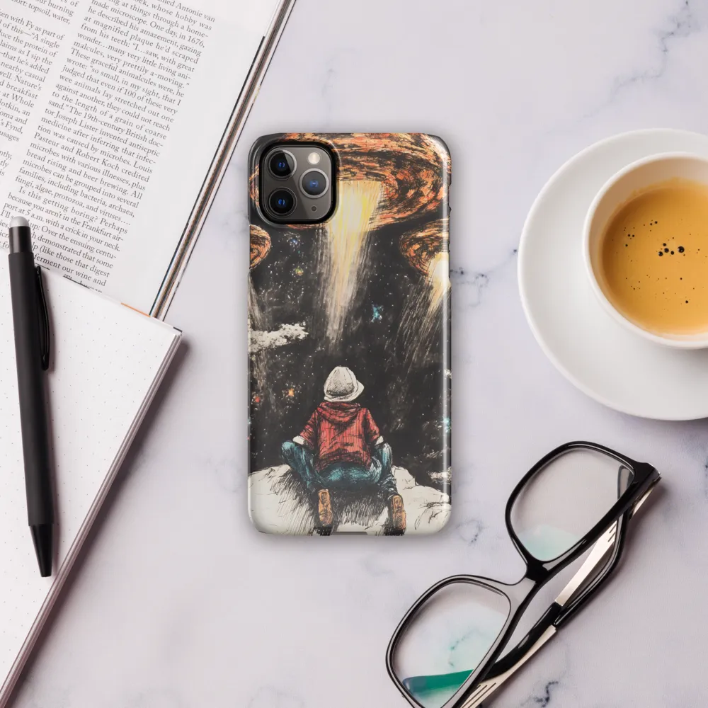 Gazing into the Unknown: A Child's Wonder in Space | Phone Case |  11 Pro Max | Snap Case | Glossy