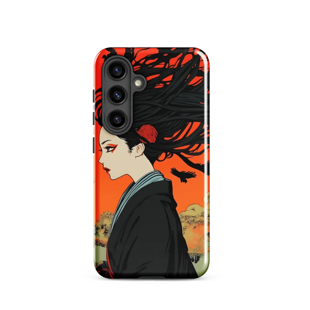 Whispers of Shadows | Phone Case |  S24 | Tough Case | Glossy