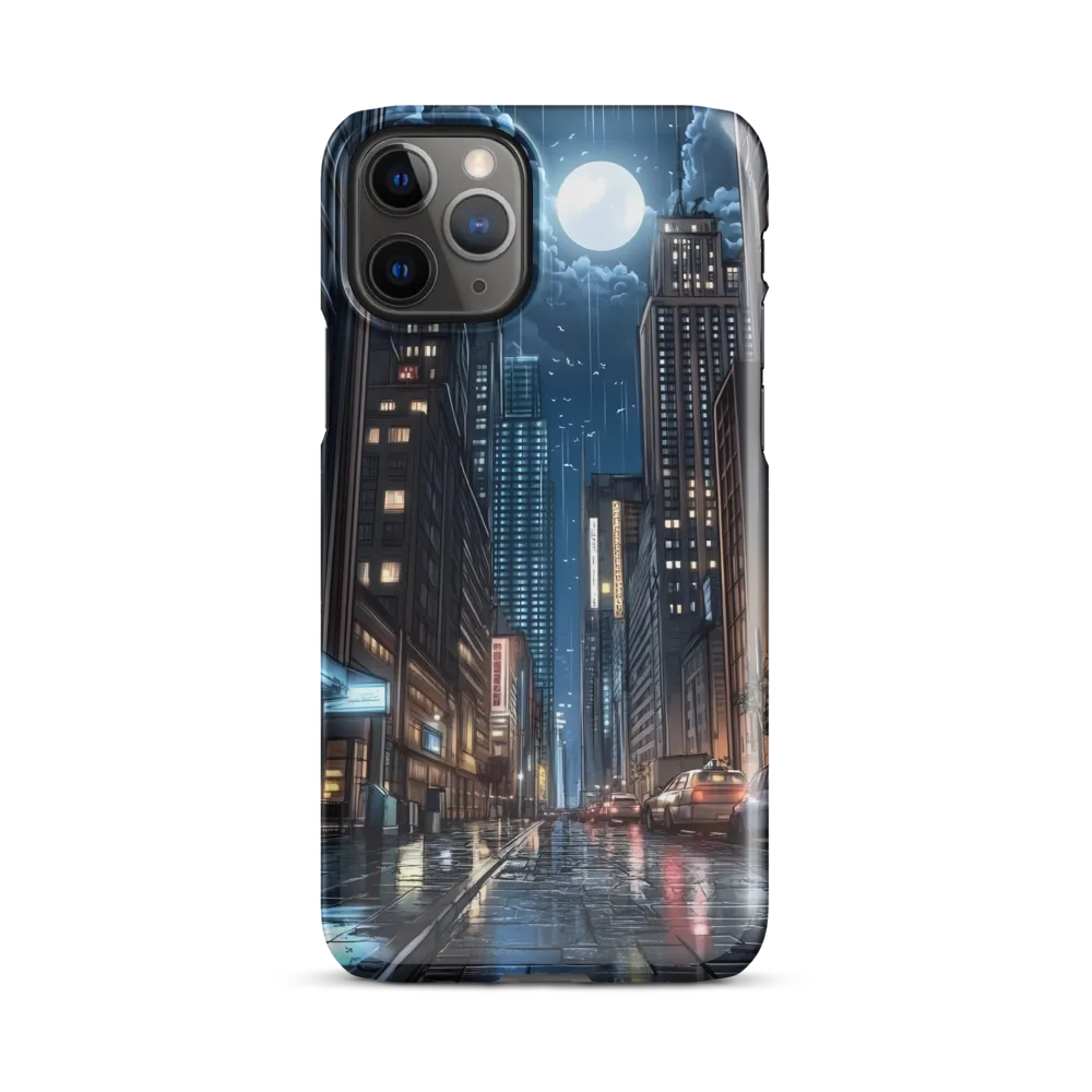 Moonlit Urban Serenity | Phone Case |  11 Pro | Snap Case | Glossy