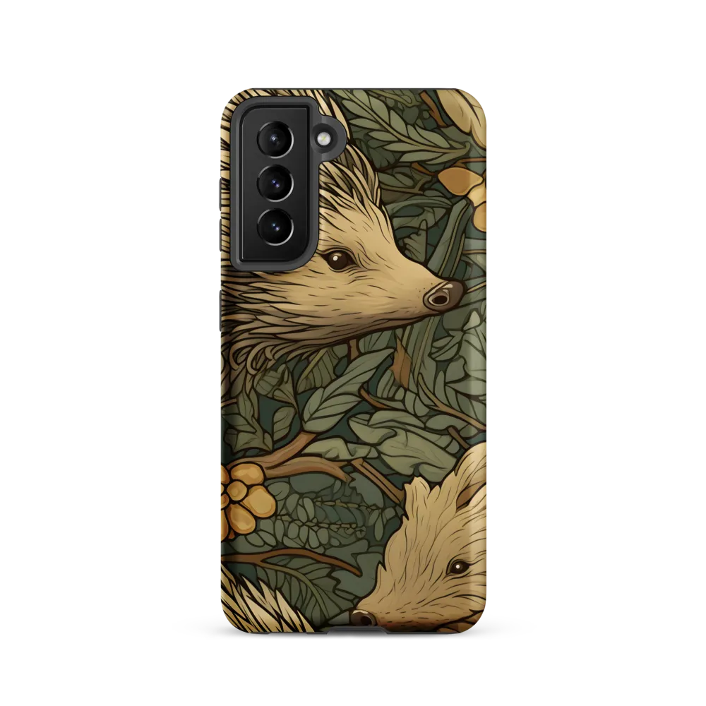 Whimsical Hedgehog Garden | Phone Case |  S21 | Tough Case | Matte