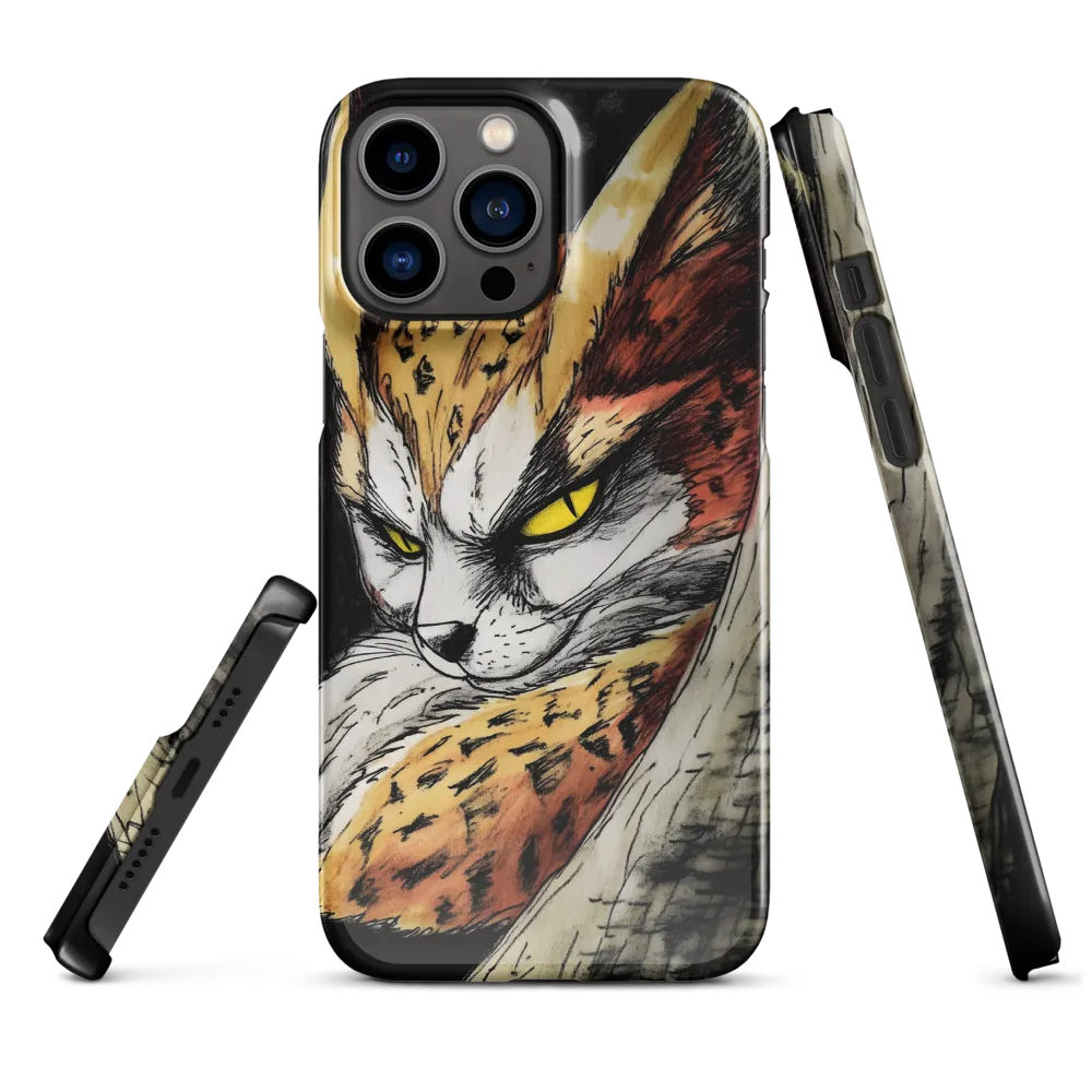Fierce Gaze of the Wild Cat