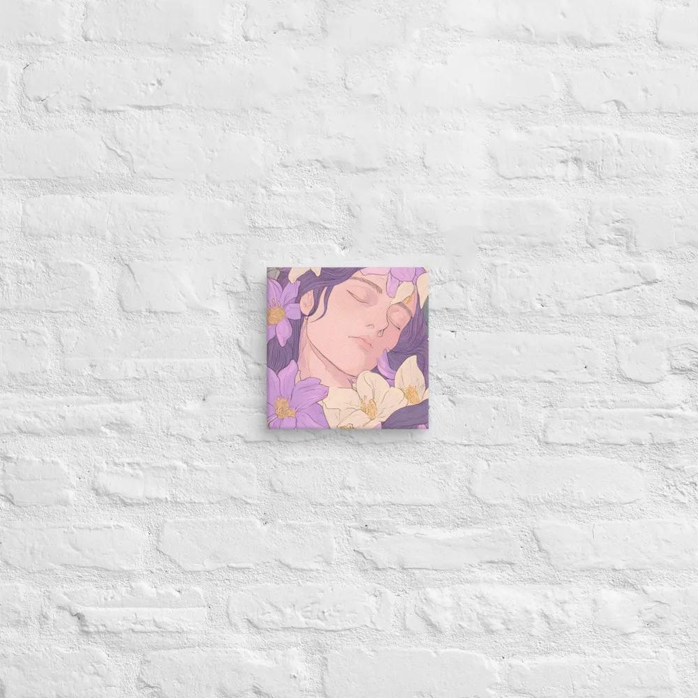 Harmony in Bloom | Canvas | 8″×8″