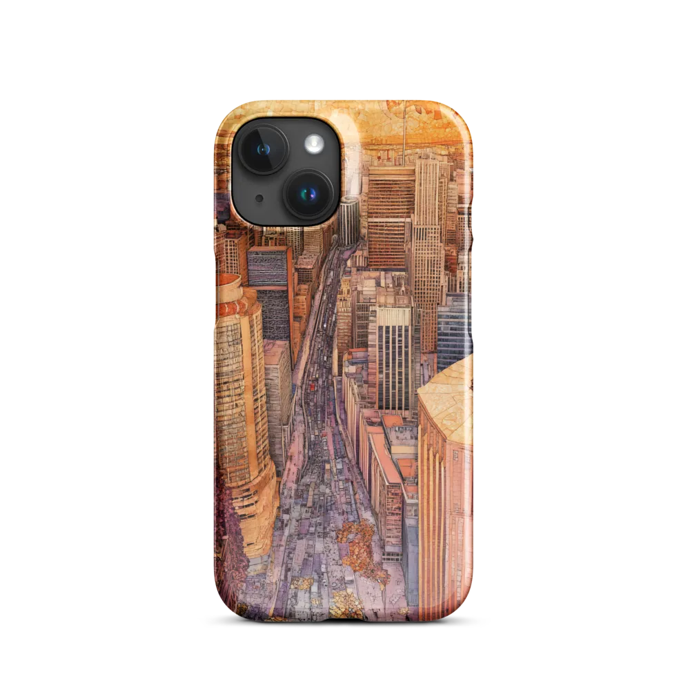 Mosaic Cityscape at Dusk