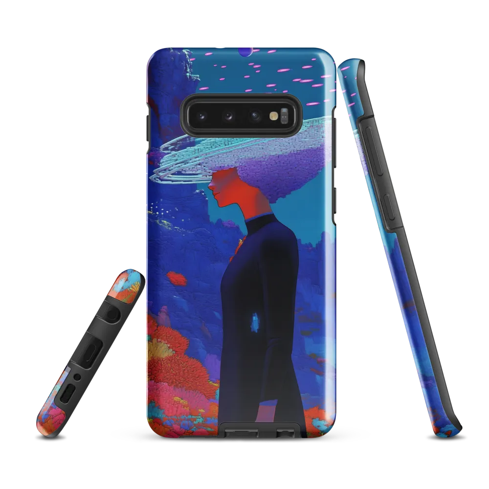 Whispers of a Celestial Ocean | Phone Case |  S10 Plus | Tough Case | Glossy