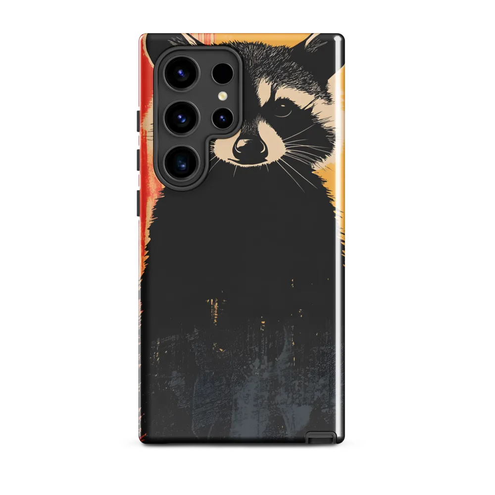 Whimsical Raccoon Portrait