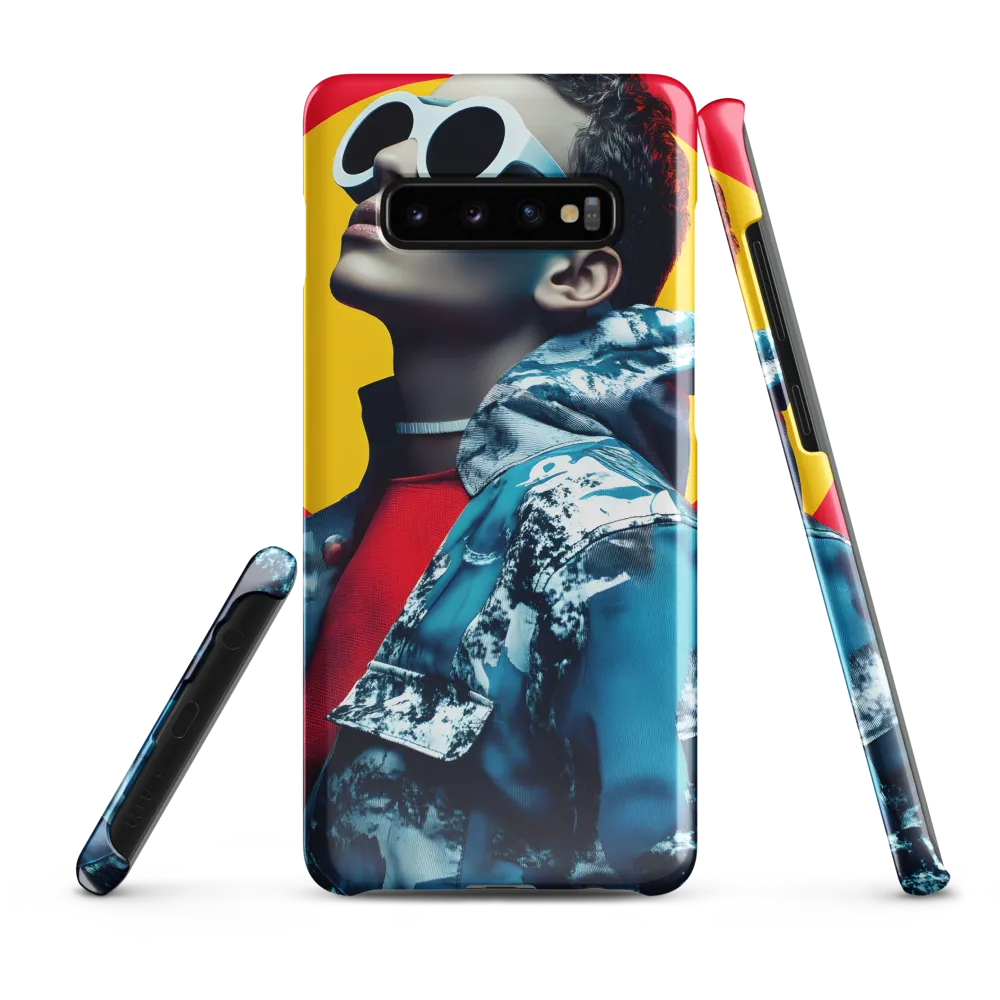 Bold Expressions: A Modern Fashion Portrait | Phone Case |  S10 Plus | Snap Case | Glossy