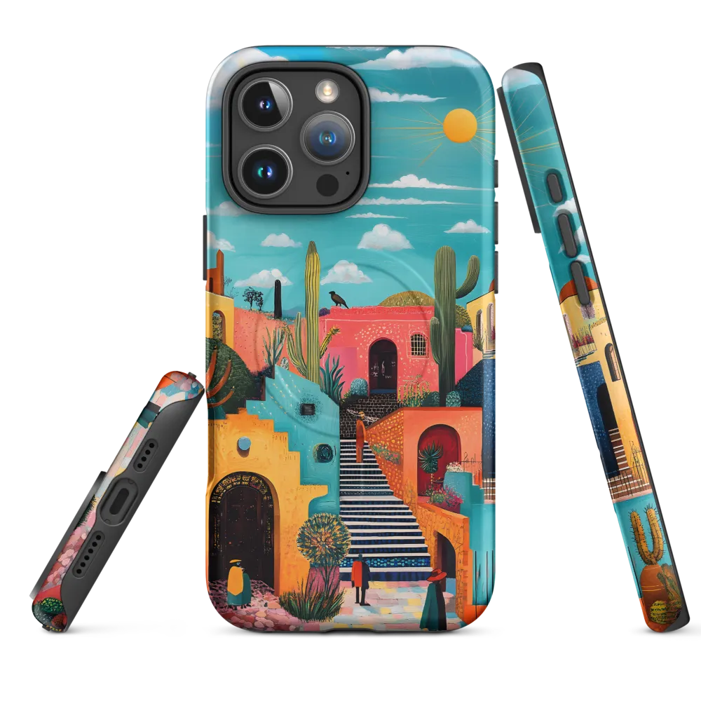 Colorful Architectural Harmony | Phone Case |  16 Pro Max | MagSafe® Tough Case | Matte