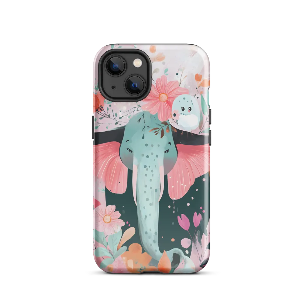 Whimsical Elephant in Bloom