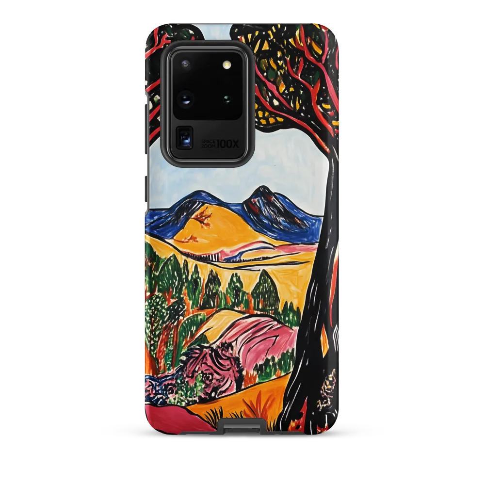 Vibrant Nature's Embrace | Phone Case |  S20 Ultra | Tough Case | Matte