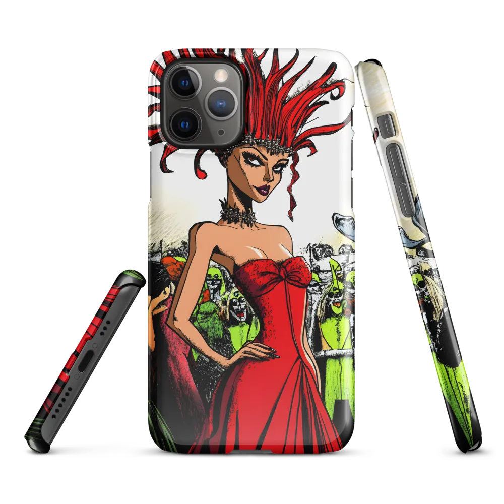 Fiery Elegance: A Fashion Statement
