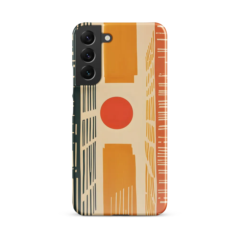 Urban Harmony: A Geometric Sunrise