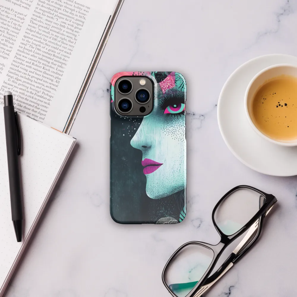 Mystical Beauty in Blue and Pink | Phone Case |  13 Pro | Snap Case | Glossy