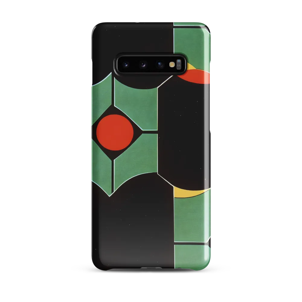 Dynamic Geometric Harmony | Phone Case |  S10 Plus | Snap Case | Glossy