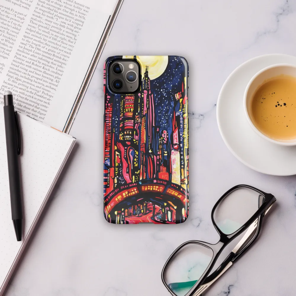 Night Lights: A Vibrant Urban Odyssey | Phone Case |  11 Pro Max | Snap Case | Glossy