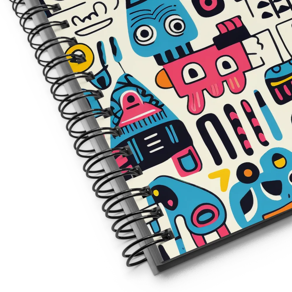 Vibrant Whimsy | Spiral Notebook